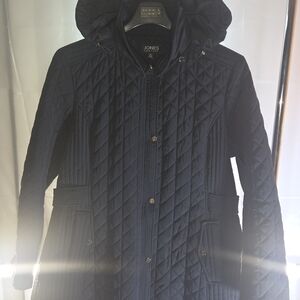 Women's Quilted Navy Jacket